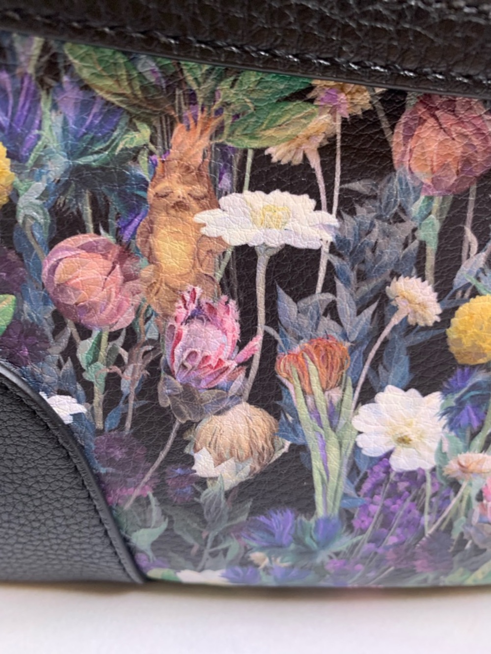 BoxLunch Exclusive Harry Potter Botanical Pets Handbag Hedwig Crookshanks Floral - Picture 6 of 12